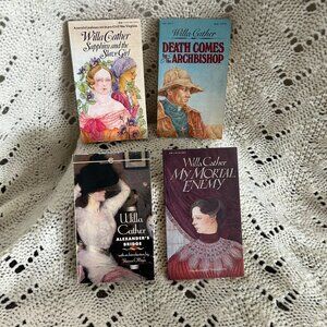 Lot of 4 vintage Willa Cather books